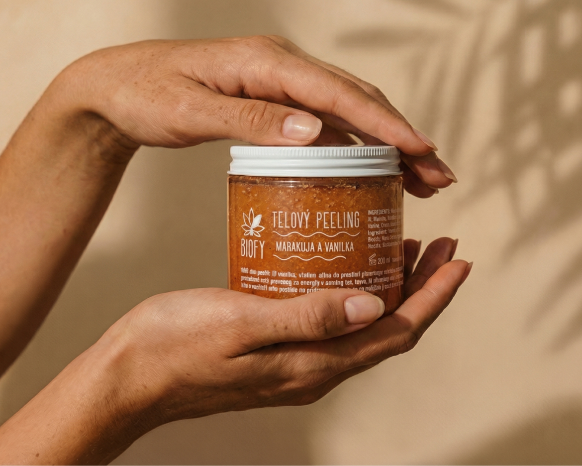 Tělový peeling - Marakuja a vanilka, 200ml