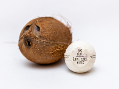 Šumivá bomba do koupele - kokos 50g